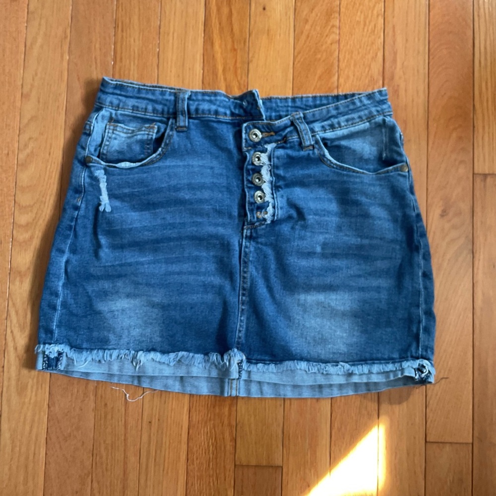 Demin short skirt